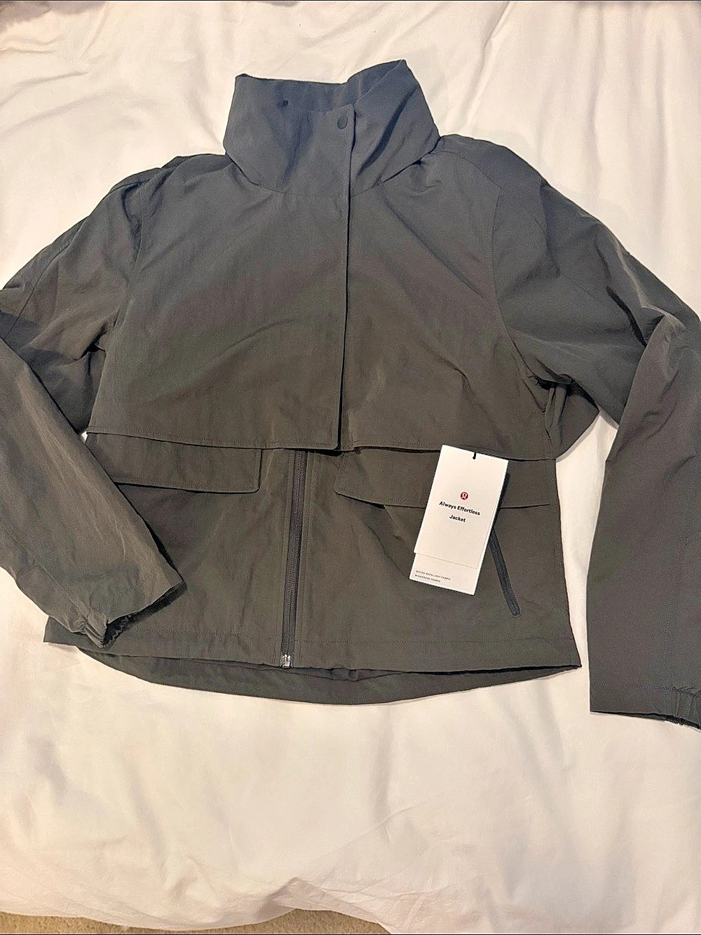 lululemon Always Effortless Jacket Women's Jacket Gray Size 6 NWT